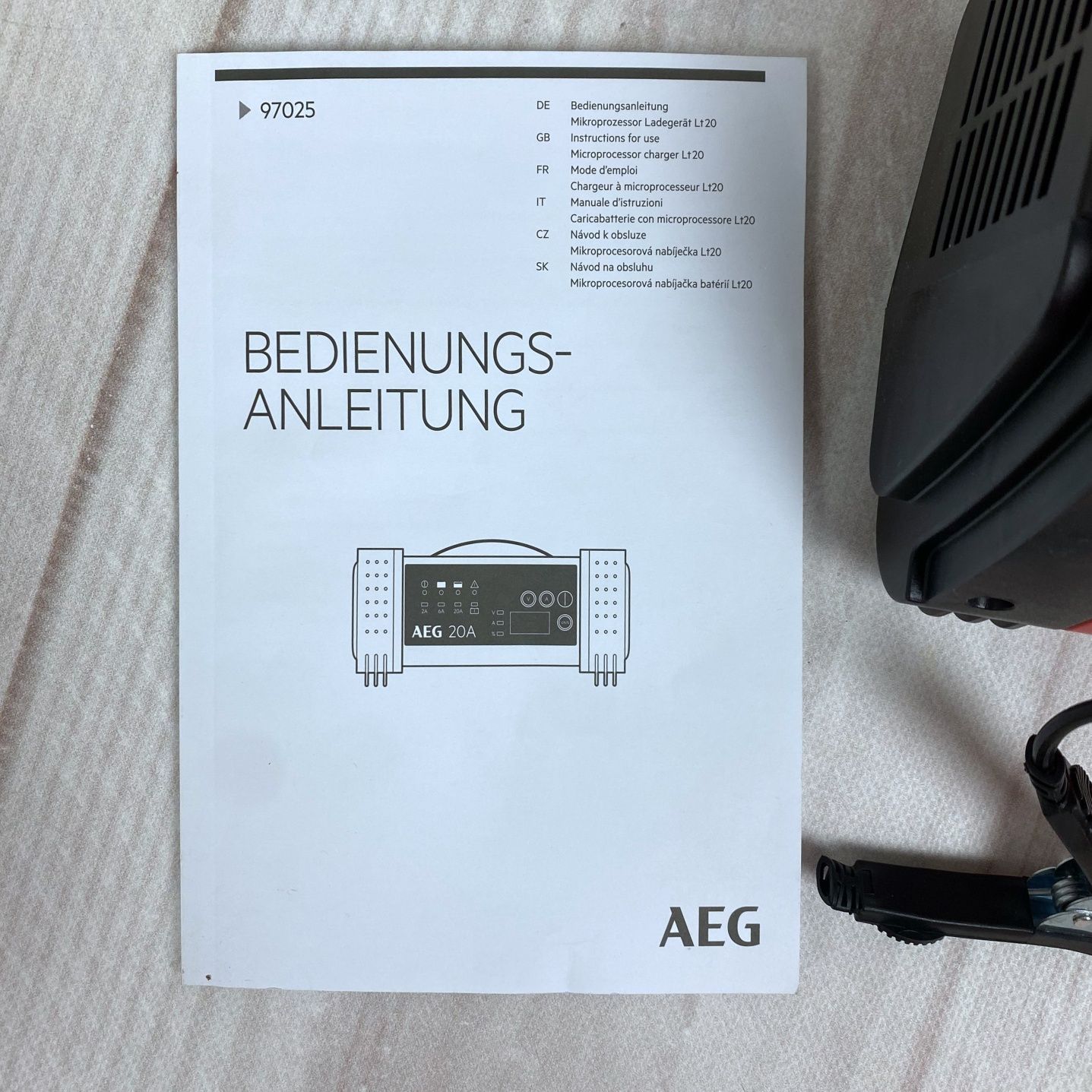 AEG 97025 20А Germany! Професійний зарядний пристрій для акумуляторів