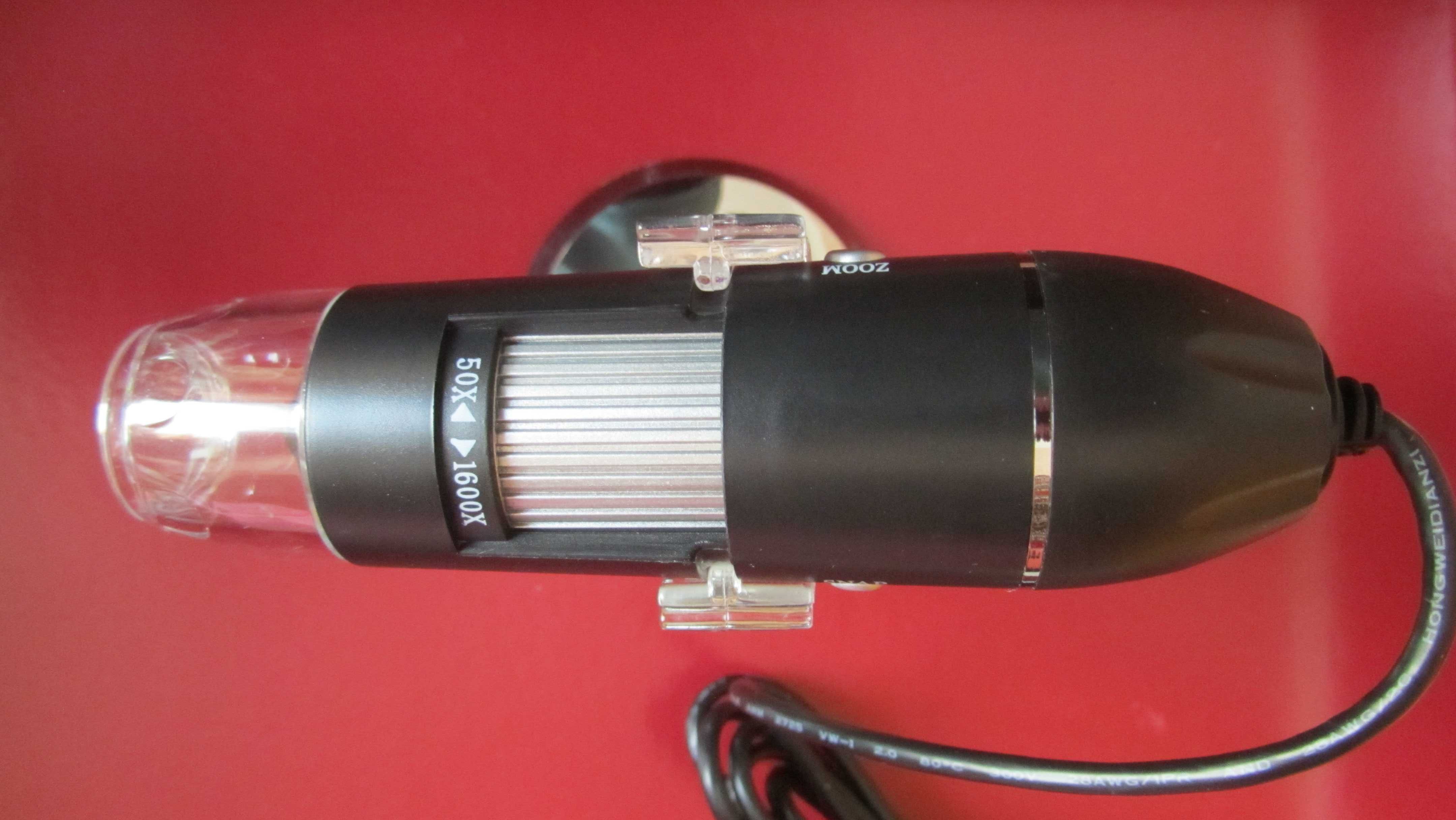 Цифровой электронный USB микроскоп 1600 x 2 Мп, подсветка 8 LED