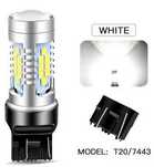 2szt LED Światła do jazdy dziennej DRL Żarówka Canbus W21/5W 7443 T20