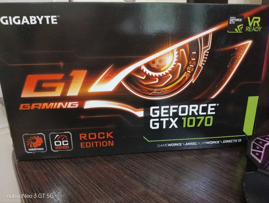 Відеокарта GIGABYTE GTX 1070 8GB