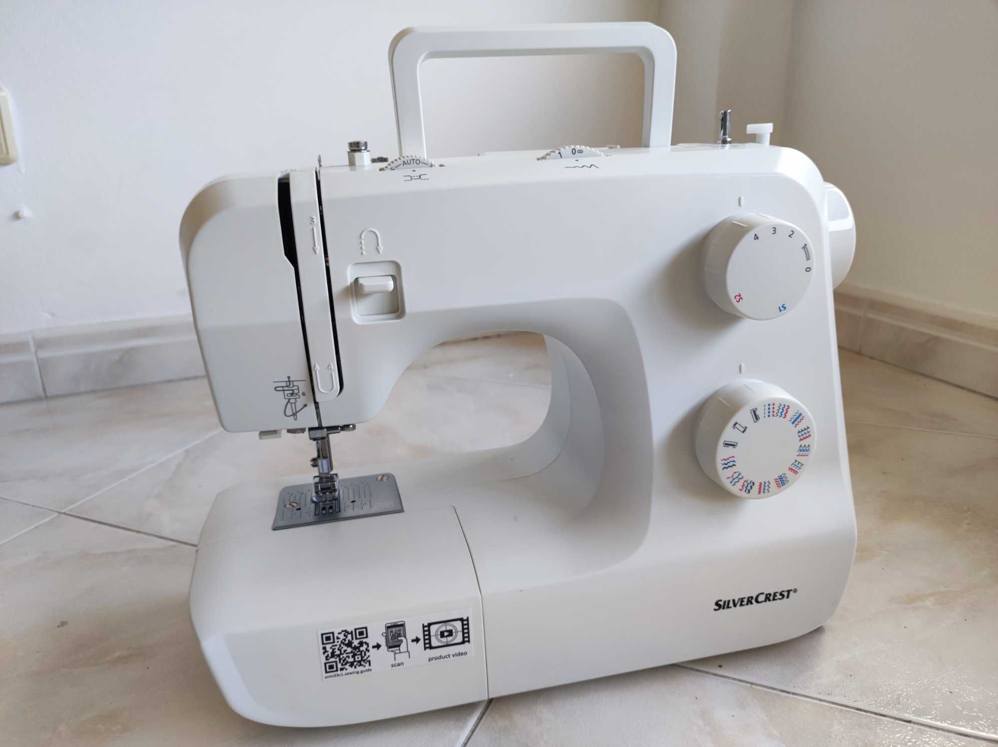 Máquina de Costura SilverCrest SNM 33 C1 - Como Nova