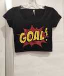 rozmiar S 36 idealny stan modny blogerski crop top z napisem