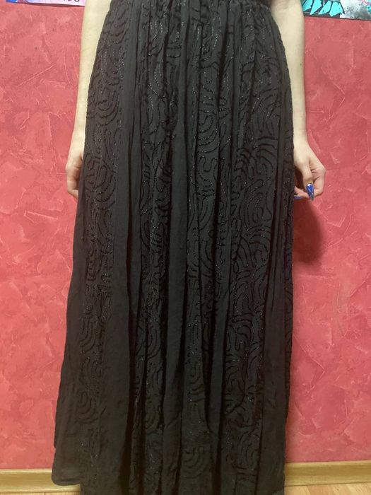 Довга спідниця на резинці