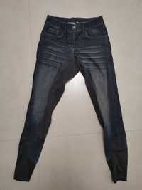 Bryczesy jeansowe Felix Bühler r. 34  z pelnym lejem