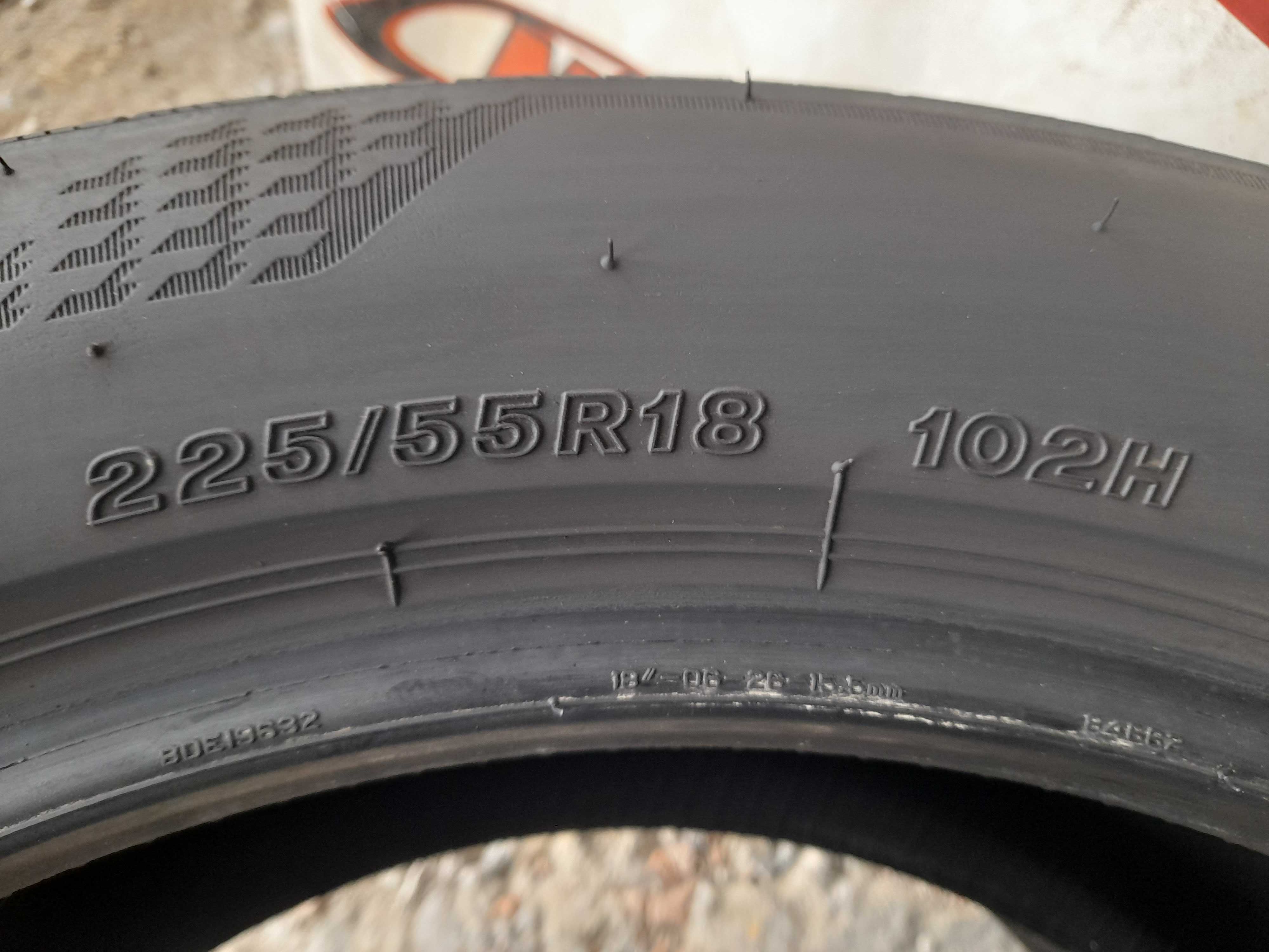 Літні шини 225/55 R18 Bridgestone turanza ls100	2022рік