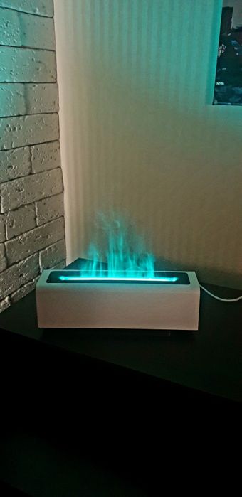 Зволожувач повітря, аромадифузор, нічник з ефектом полум’я