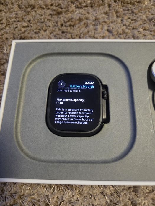 Apple Watch Ultra 2 49mm Black Titanium como novo