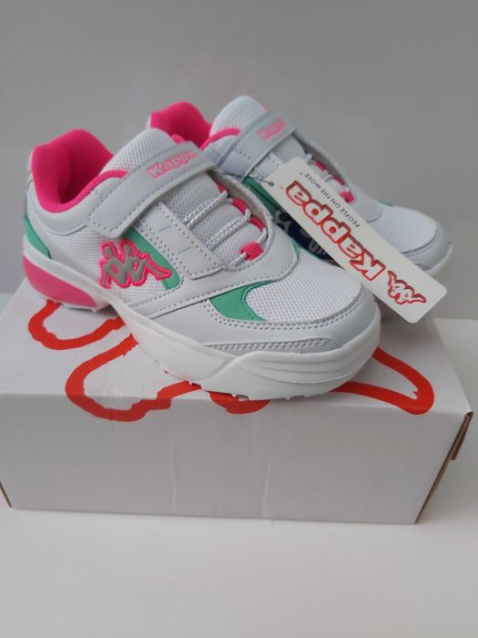 NOWE sneakersy KAPPA sportowe buty rozmiar 30 tenisówki róż