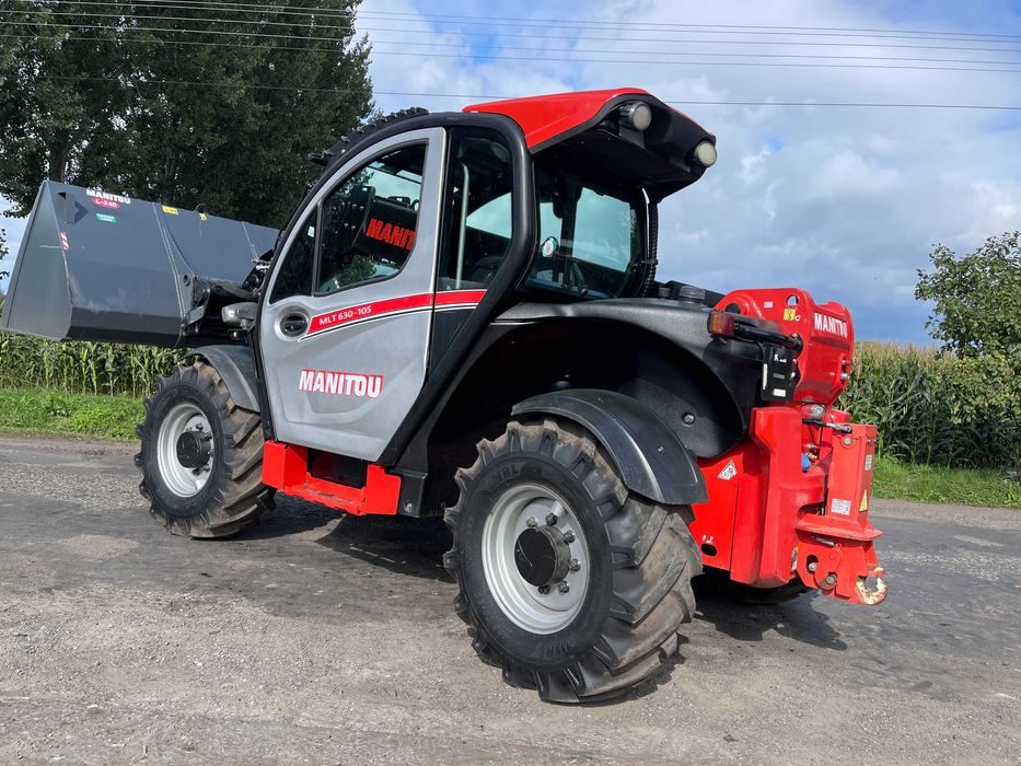 Ładowarka Manitou MLT 630-105_2019 ROK_Niska i wąska 2 m szeroka Klima