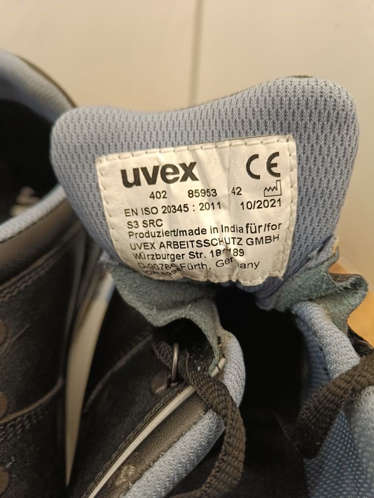 UVEX buty robocze 42 nowe