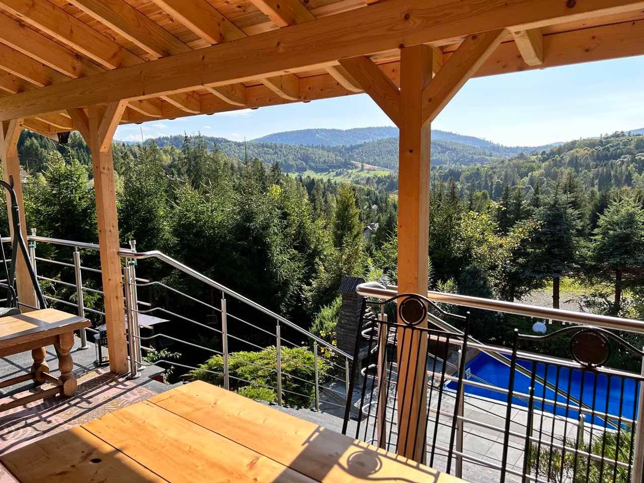 Piękny Dom Wakacyjny Sauna Basen Jacuzzi Widoki Góry Grill Ognisko