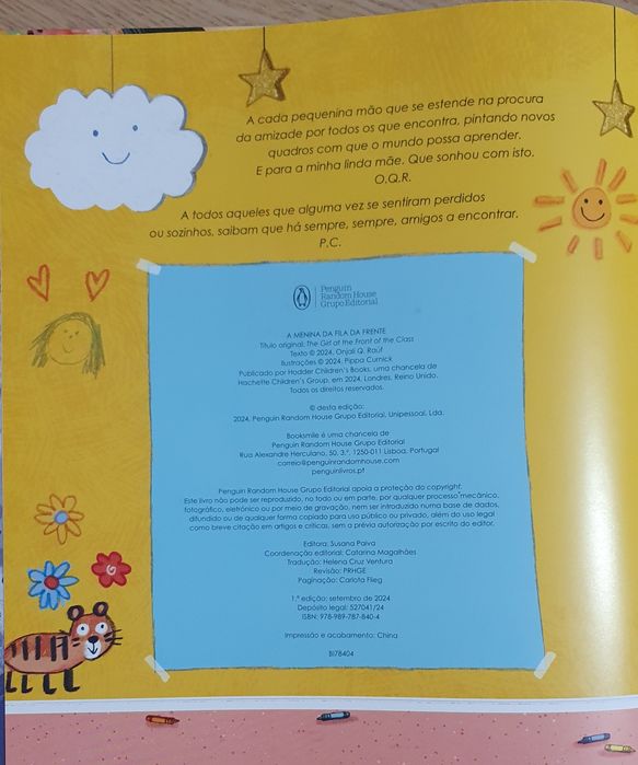 A menina da fila da frente- Pippa Curnick