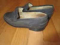 Sapatos de Senhora Azul/Acizentado com tacão baixinho Tam 38 Usados