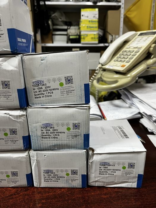 Автомат введення резерву АВР TOMZN TOQ5-63/2 63,125 Ампер DUAL POWER