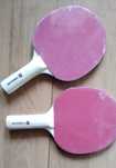 Raquetes de ping pong