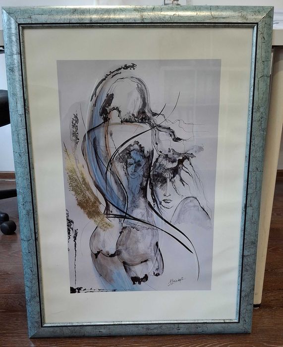 Akt kobiecy duża grafika