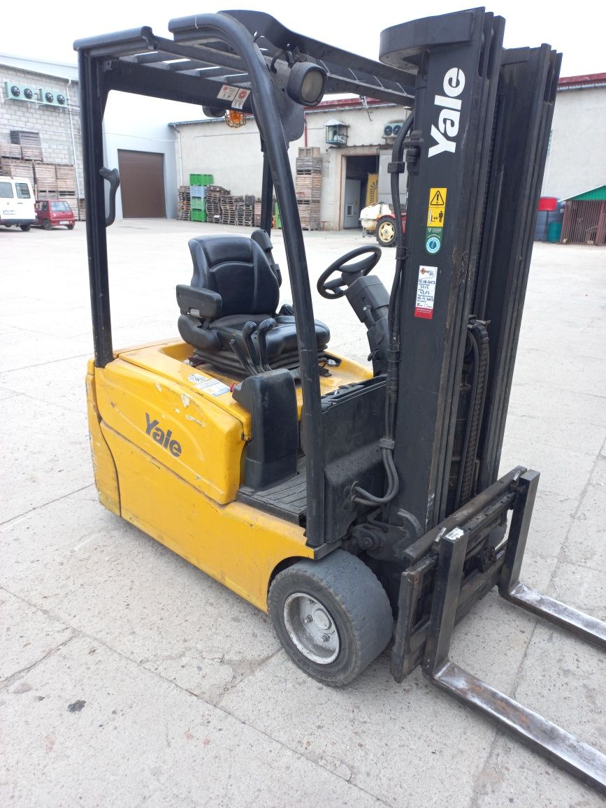 Wozek widłowy elektryczny, sadowniczy, Yale Erp, jak linde e16, przebi