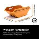 Wynajem kontenerów na GRUZ, Transport i utylizacja odpadów NISKA CENA!