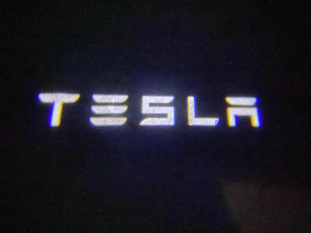 подсветка  Tesla підсвітка з логотипом Tesla підсвітки лед led