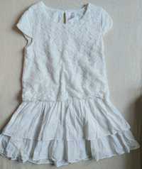 Sukienka biała typu boho  8-10L