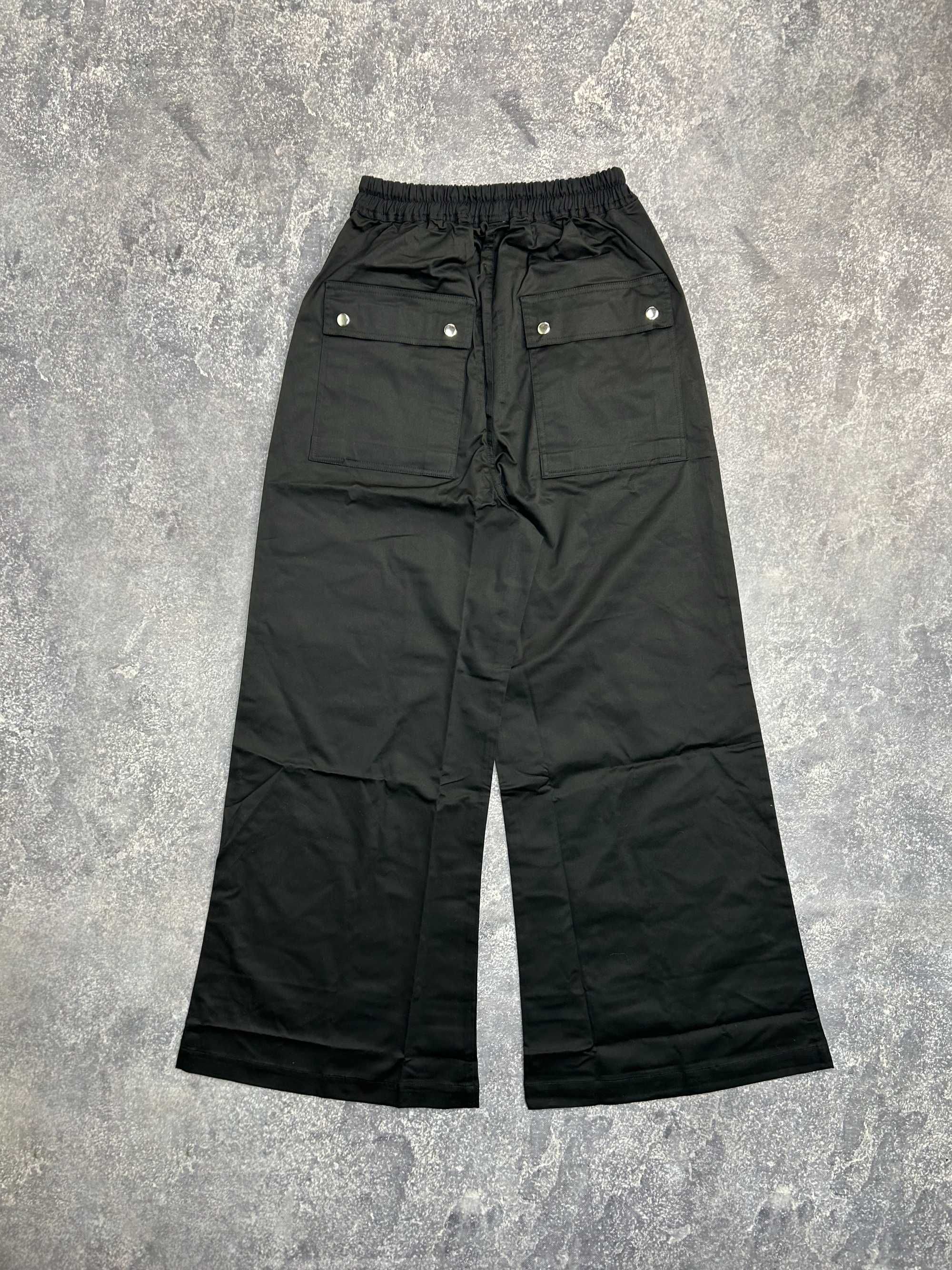 Rick Owens DRKSHDW черные штаны карго джинсы чорні штани porterville M
