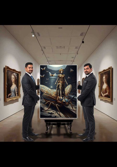 Obraz na płótnie - Ornamentyka i architektura - wielkość 75cm x 108cm