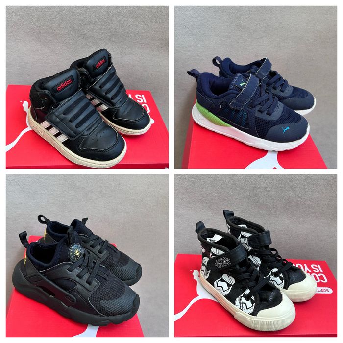 Кросівки nike, хайтопи adidas, дитяче фірмо взуття
