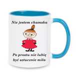 Kubek z nadrukiem Mała Mi, Muminki, Śmieszne, BCJN-MI-021