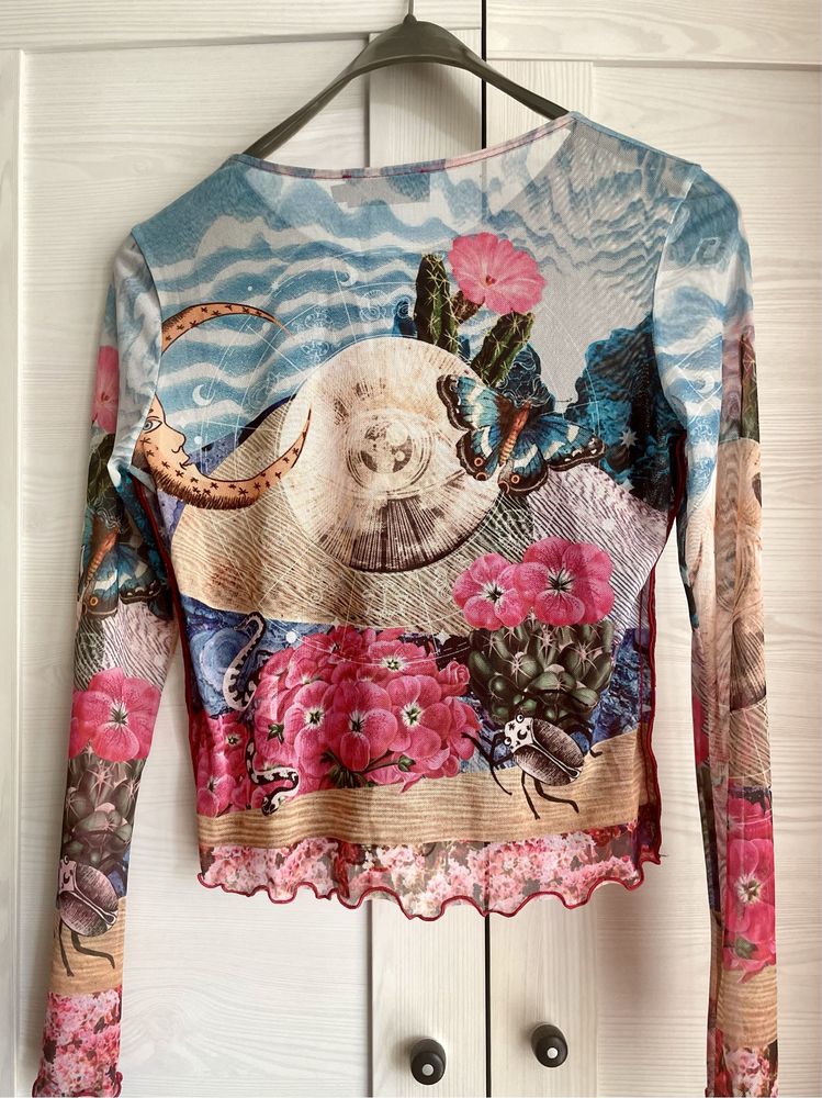 Desigual, bluzeczka siatkowa
