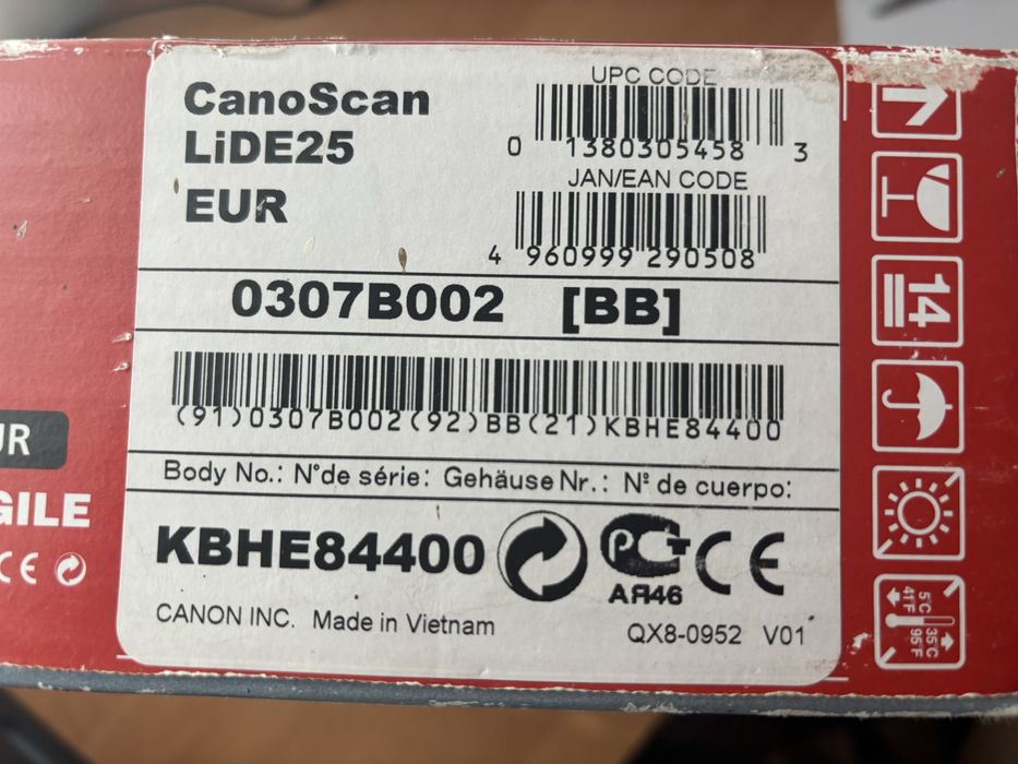 Сканер Canon lide 25
