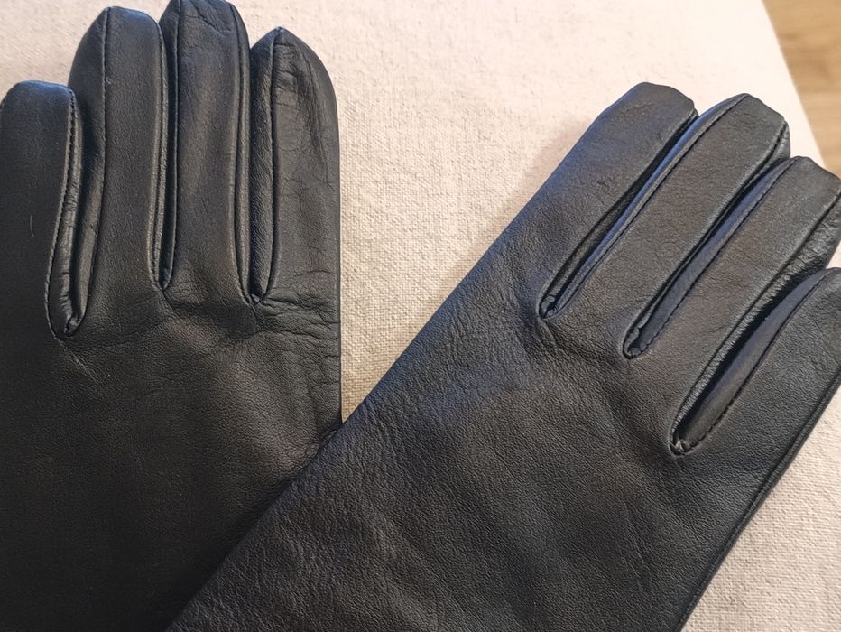 Rękawiczki skórzane roz 22 policja,wojsko,eleganckie
