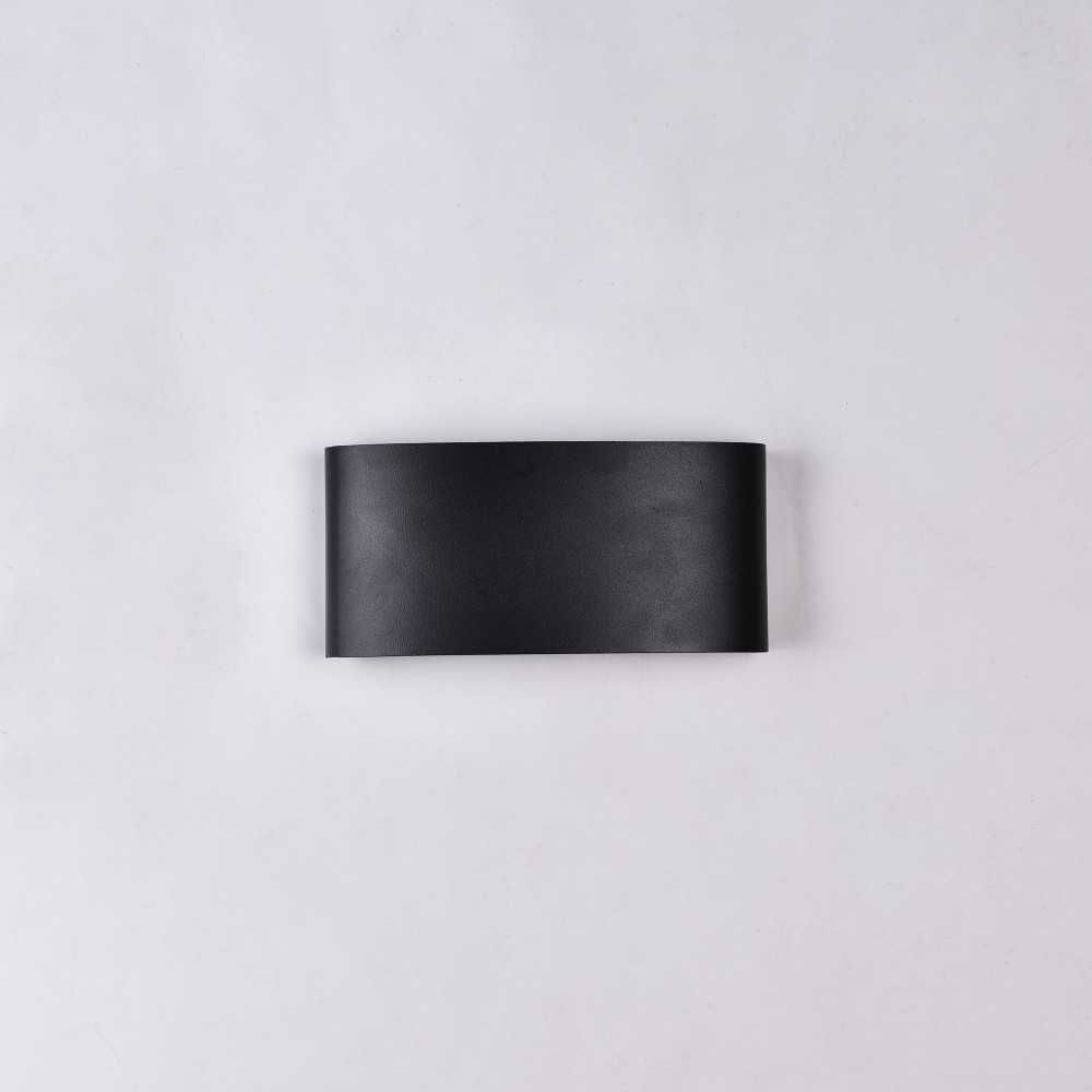Фасадный LED светильник 6W, 3000K, 360Lm, IP54, черный, шесть лучей