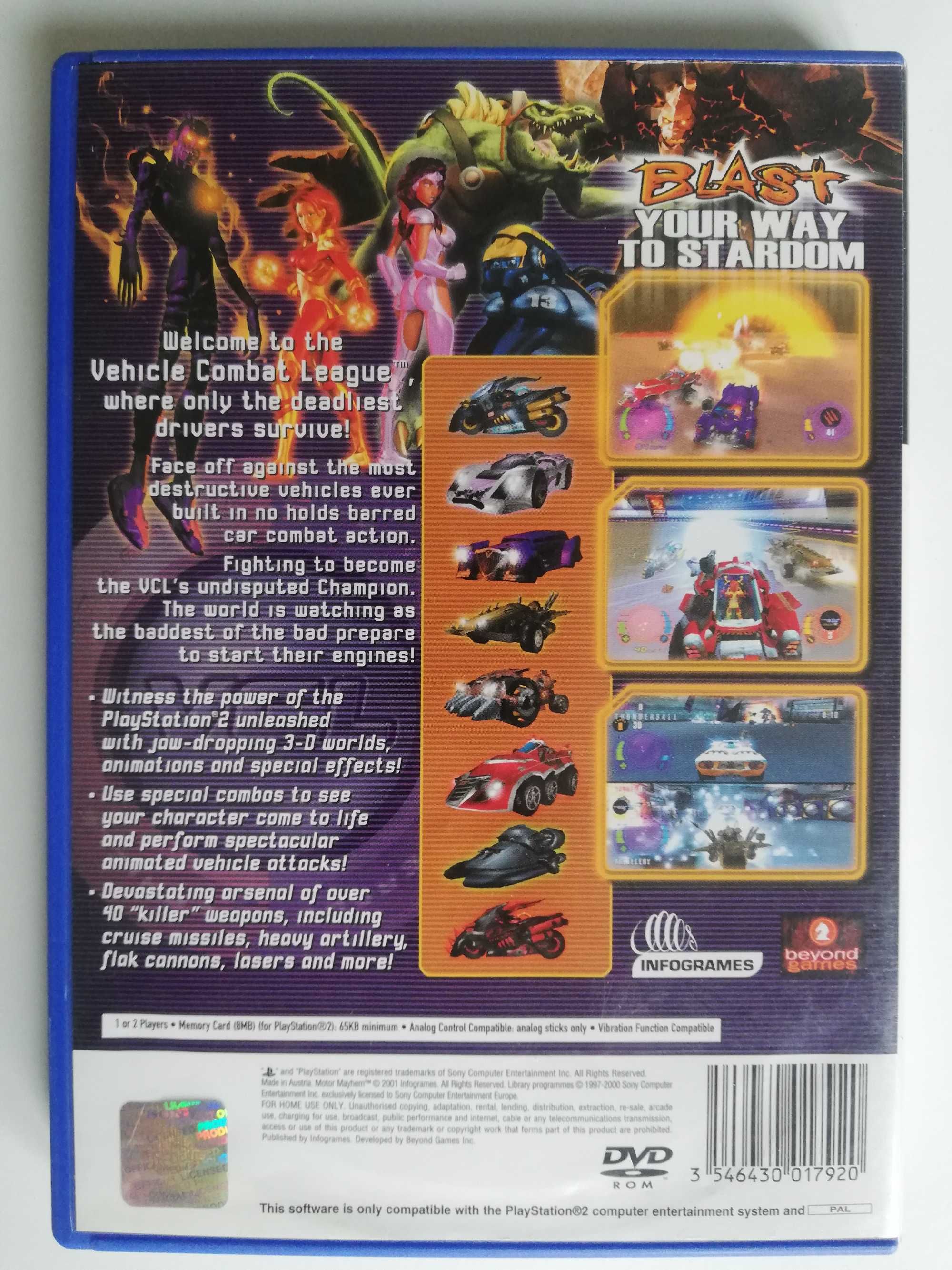 Motor Mayhem - Jogo PS2