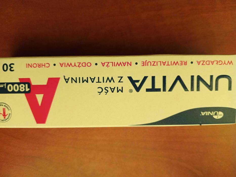 Univita, maść z witaminą A 30g nawilżenie i regeneracja skóry