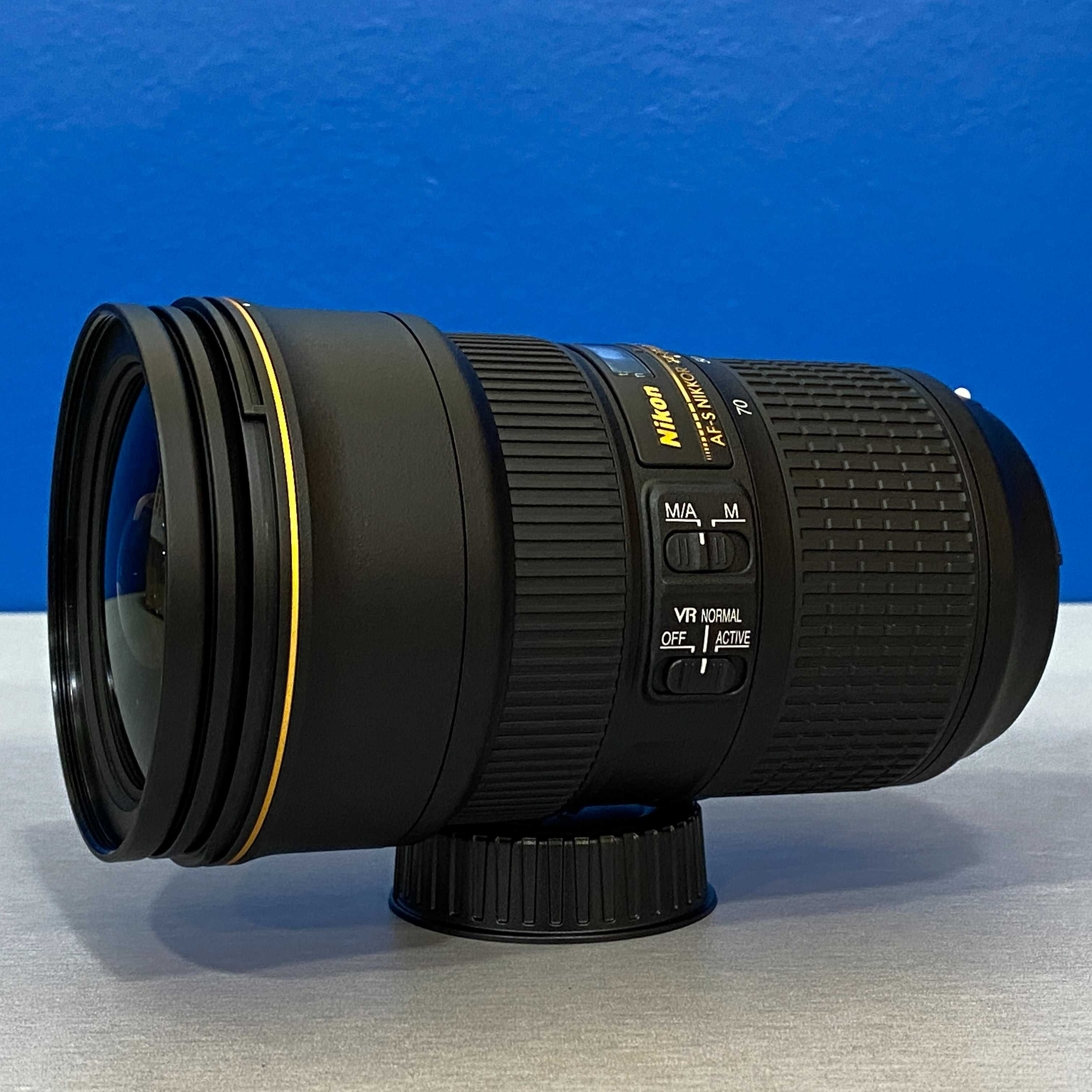 Nikon AF-S 24-70mm f/2.8E ED VR (NOVA - 3 ANOS DE GARANTIA)