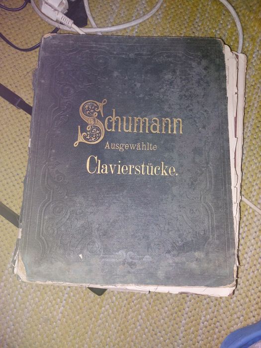 Livro de pautas schumann ausgewahlte clavierstucke