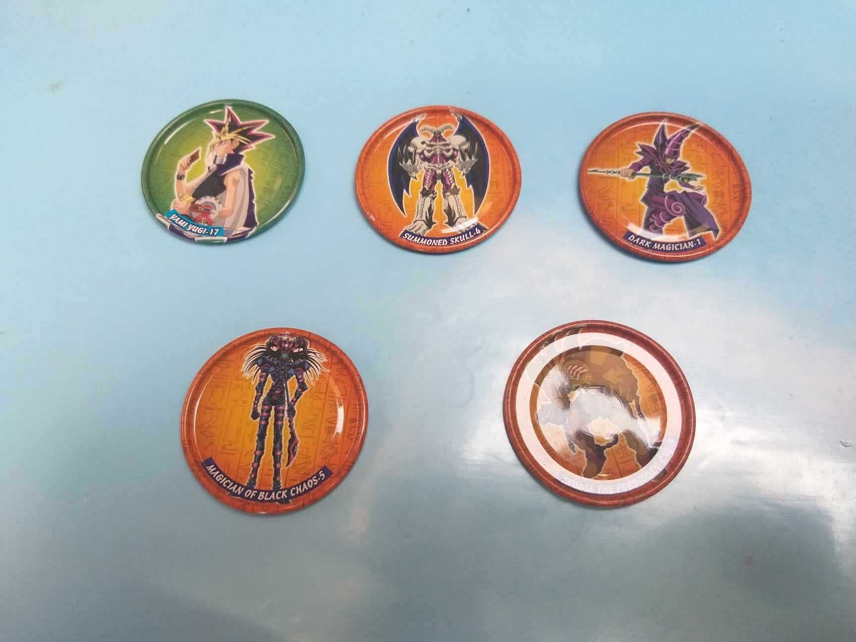 Yu-Gi-Oh metal tazos
