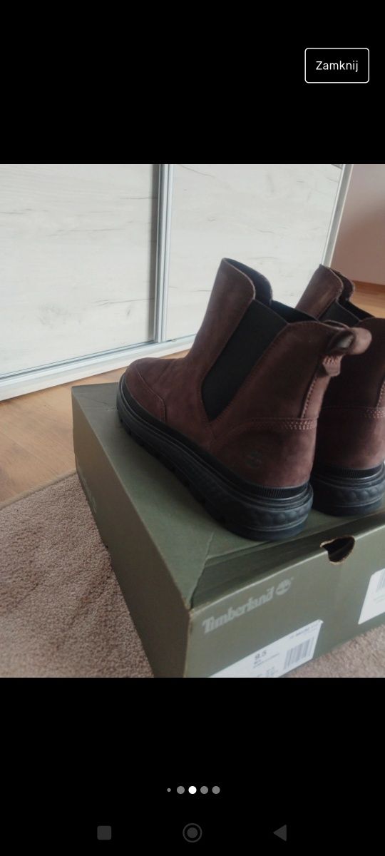 41 Timberland Ray City Chelsea Dark Brown Nubuck