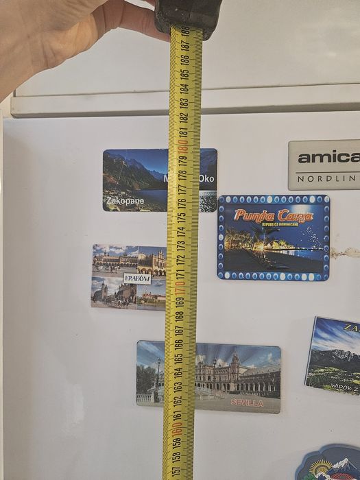 Lodówka amika z zamrażalnikiem