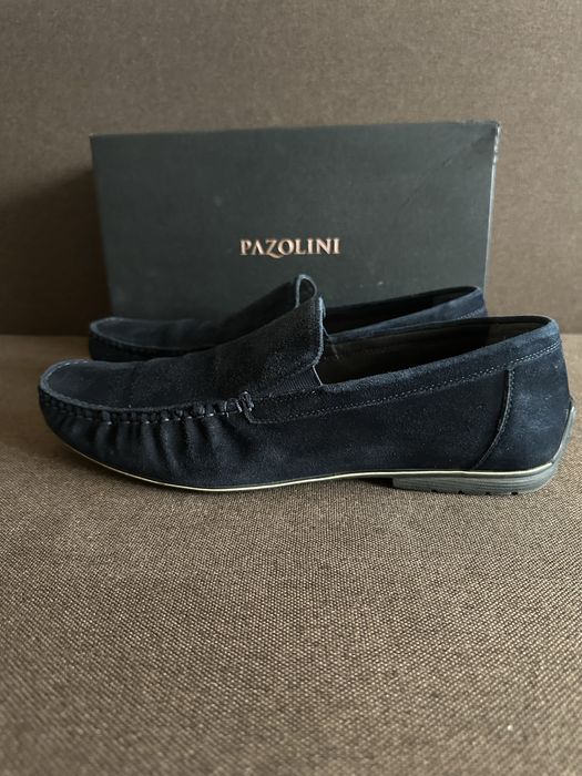 Продам замшеві мокасини PAZOLINI