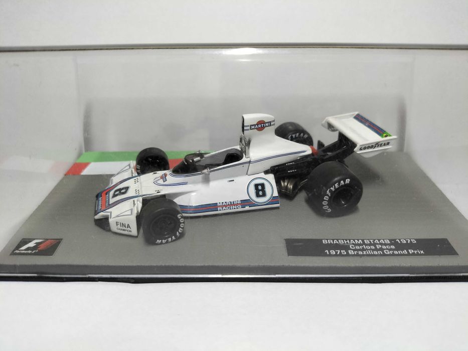 F1 Brabham BT44B 1:43 Carlos Pace GP Brazylii Altaya