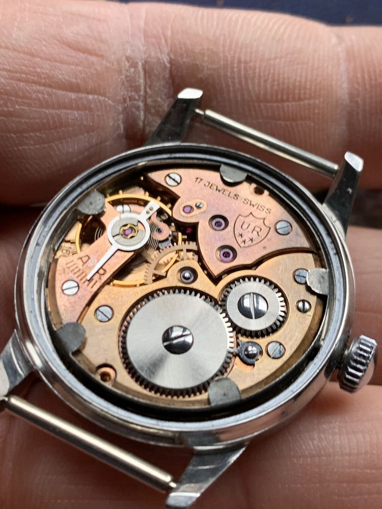 Zegarek Nivada Compensamatic stal  35mm