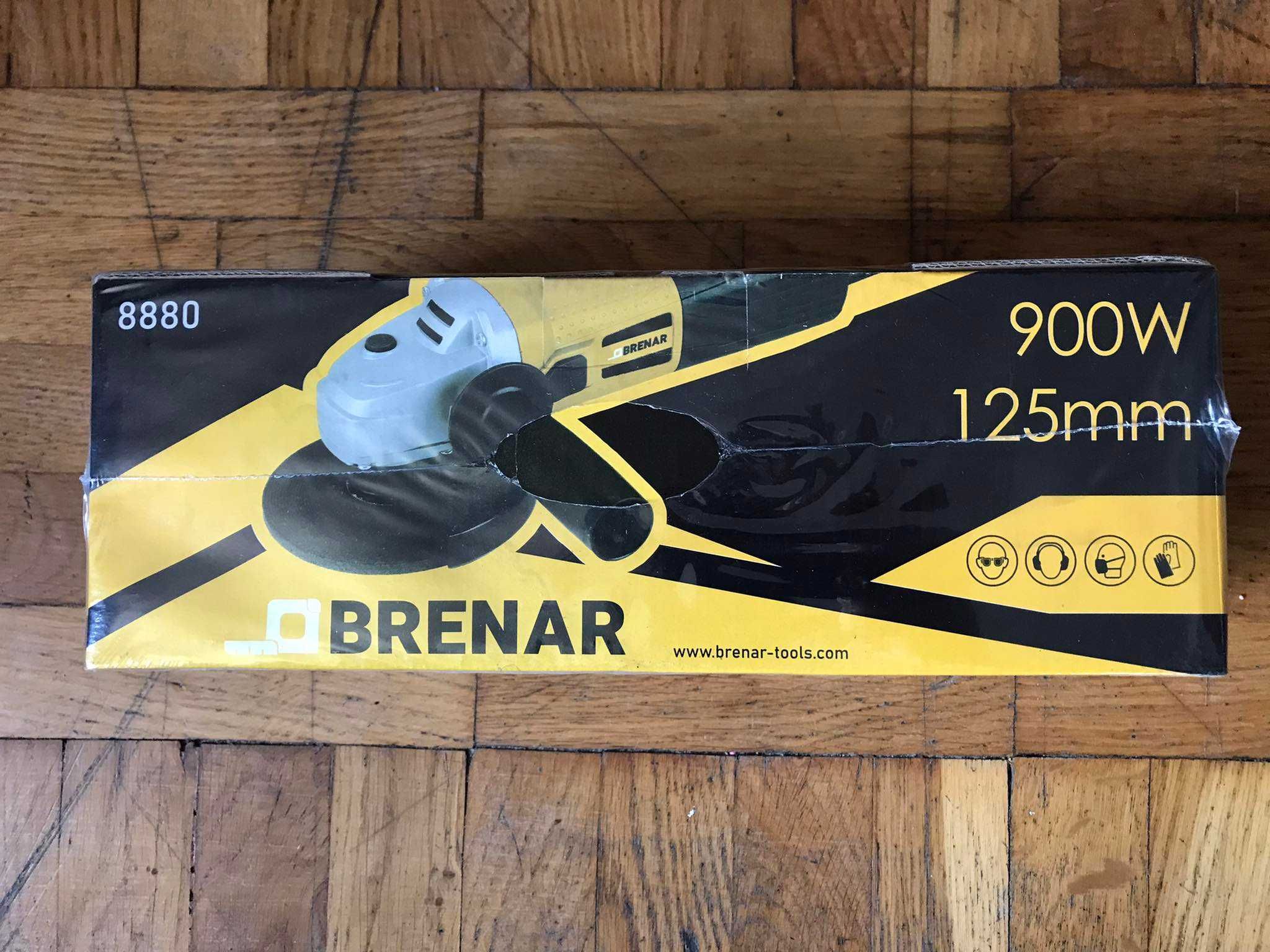 BRENAR Szlifierka kątowa 125mm 900W NOWA!