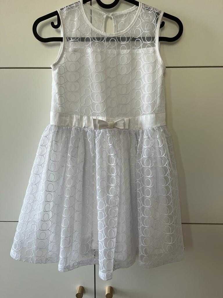 Sukienka biła coccodrillo 128