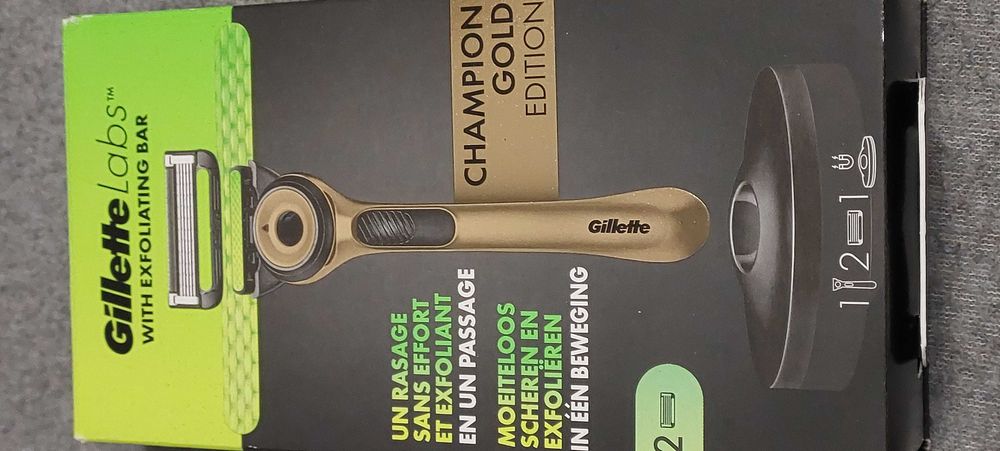 Maszynka Gillette Labs Champion w złotej edycji