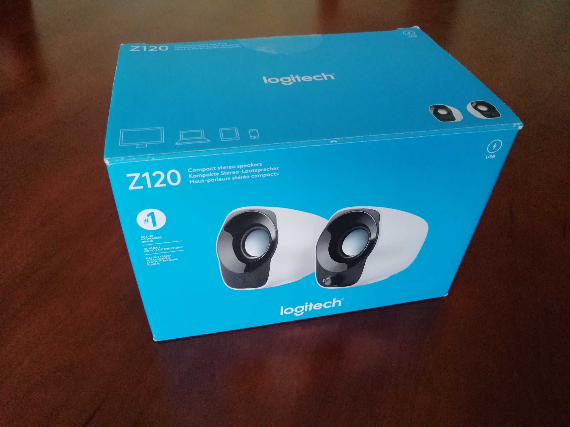 Colunas Logitech Z120