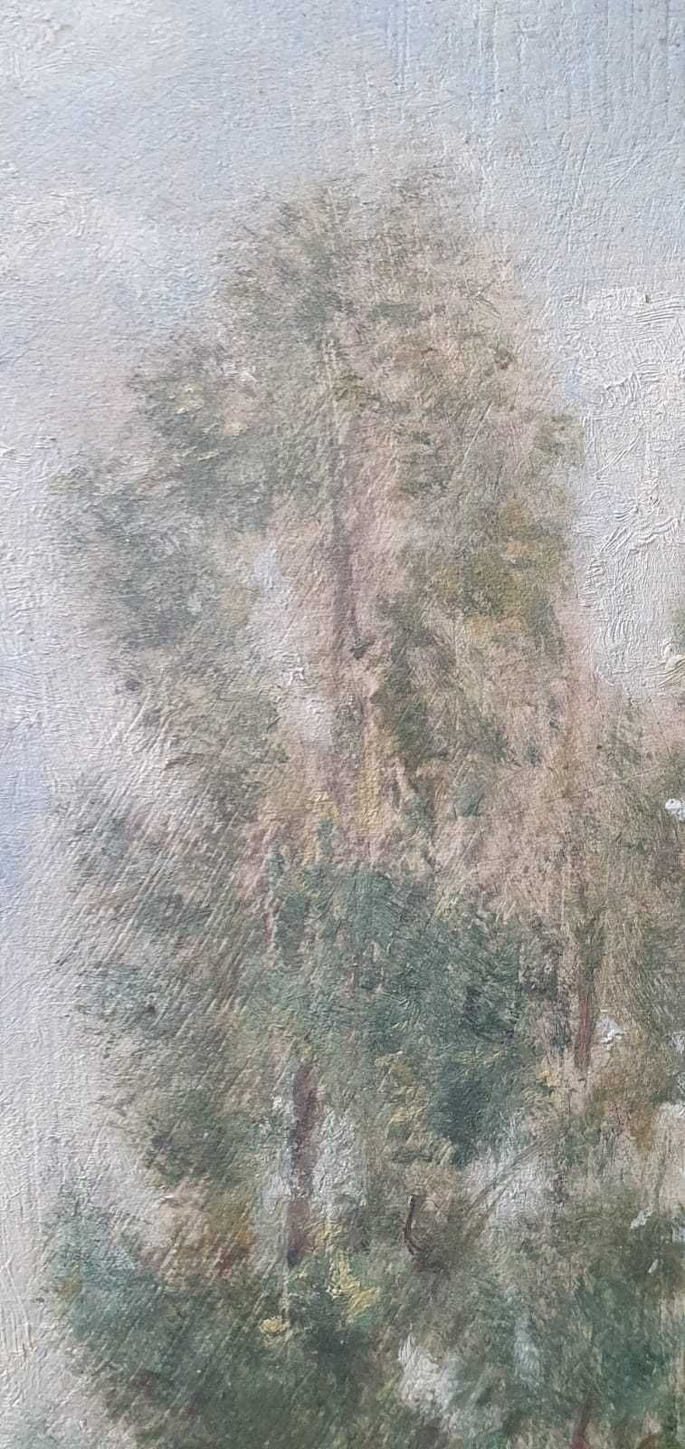 Pintura de Quadro a óleo sobre contraplacado de Joaquim Porfírio