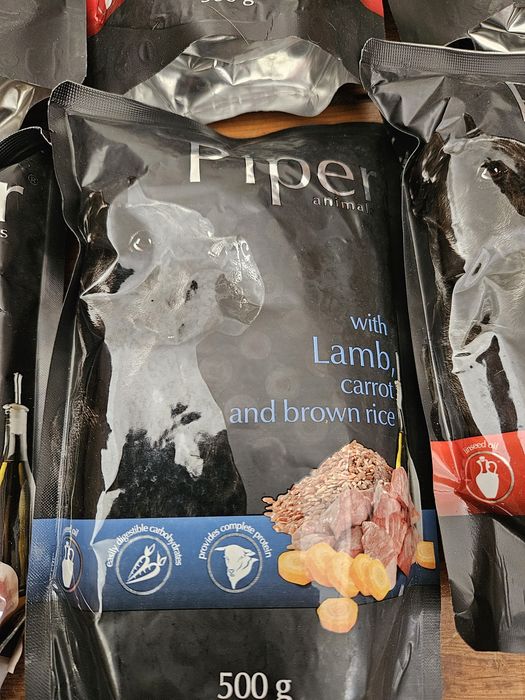 14  embalagens comida para cão (Piper) - poupa 38eu