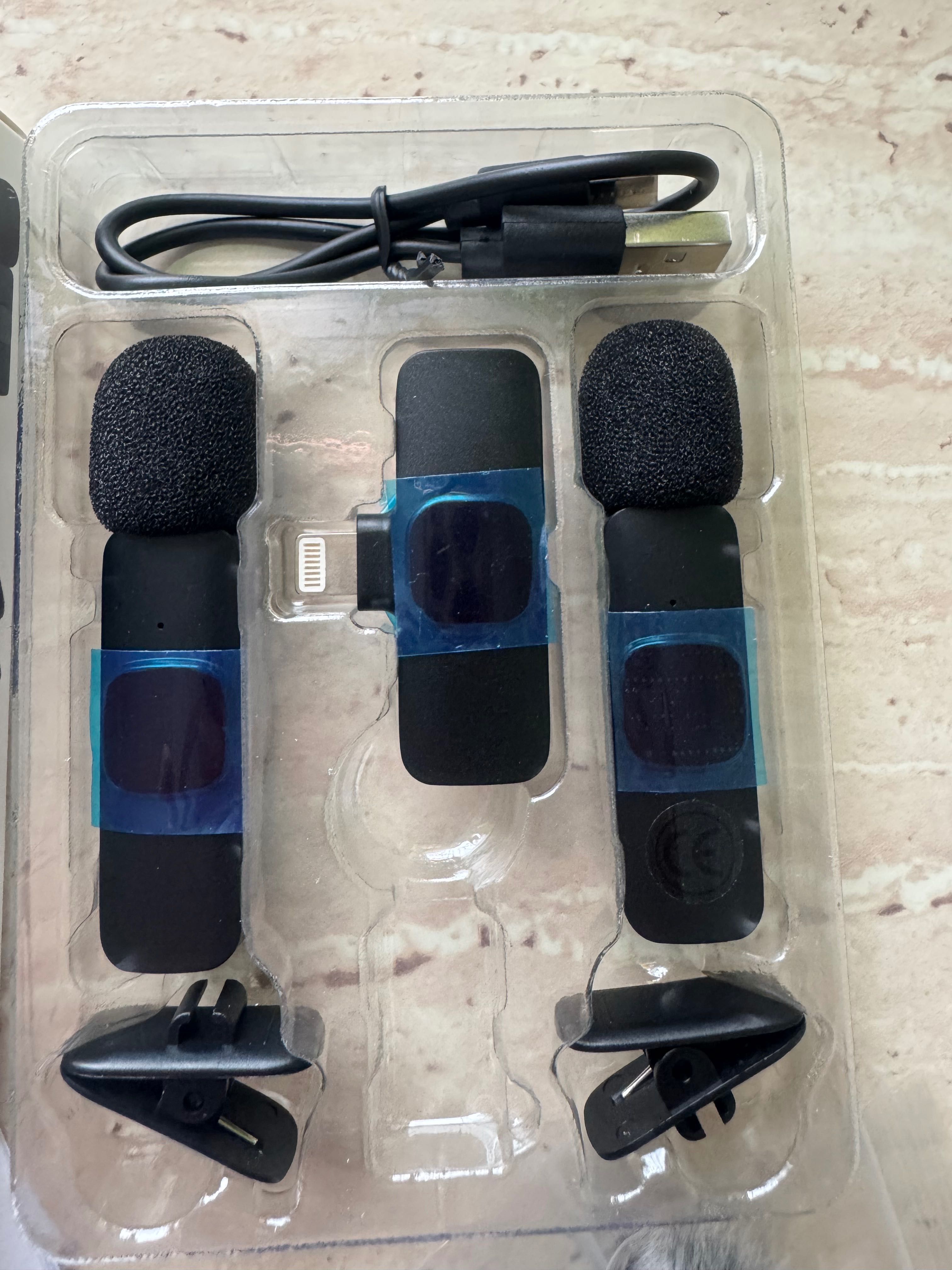 Bezprzewodowy mini Mikrofon  nagrywaj na FB, TikTok, Wtyczka IPhone!