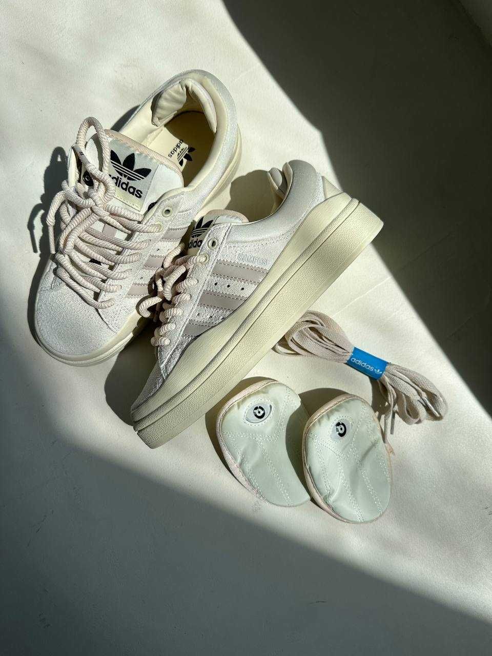 Кроссовки Adidas Campus Bad Bunny бежевые / Адидас Кампус 37 38 39 40